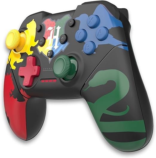 Harry Potter Wireless Controller - Freaks and Geeks Edition with 4 Hogwarts House Designs | Perfect for Gaming, Collecting, and Harry Potter Fan Gifts