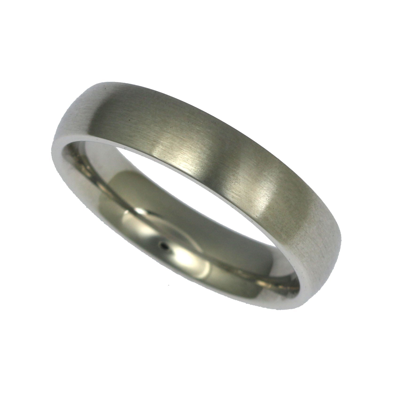 5mm Brushed Comfort Fit Stainless Steel Men's Wedding Band Ring - Durable & Hypoallergenic Jewelry for Everyday Wear, Anniversary Gifts & Special Occasions