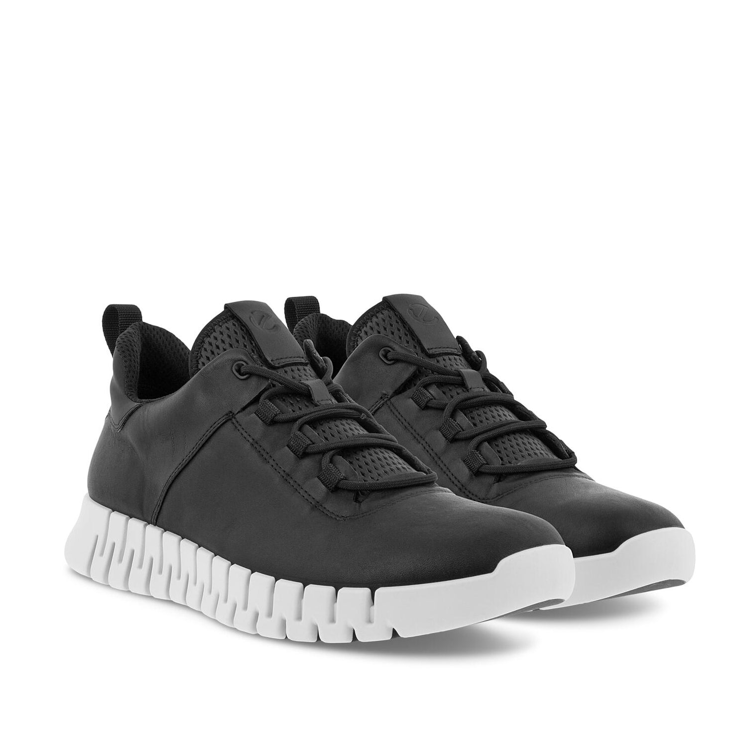 ECCO Men's 525204 Gruuv Sneaker - Black Leather Casual Shoes for Men | Comfortable Walking & Everyday Wear | Perfect for Office, Travel & Urban Lifestyle