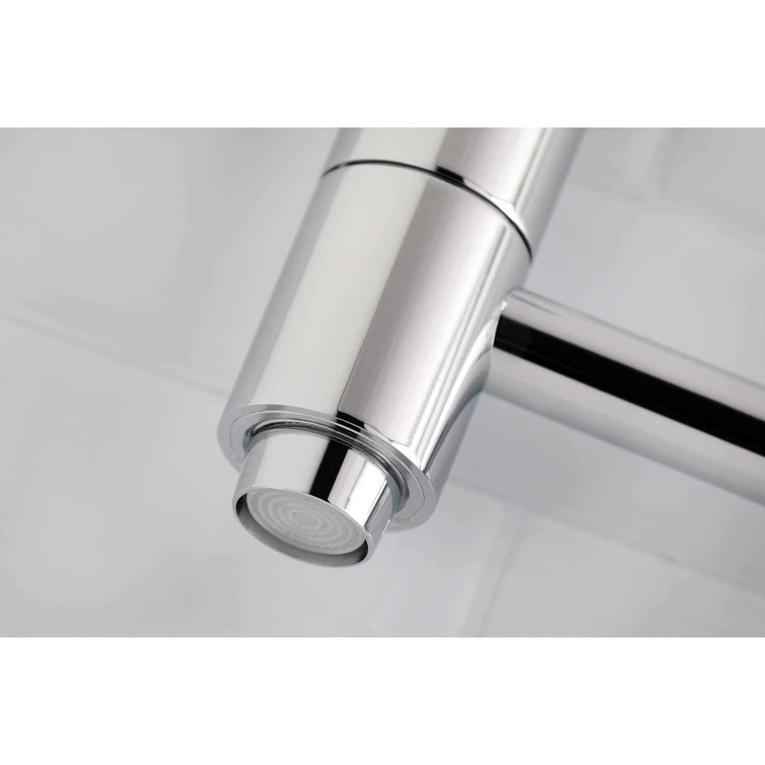Kingston Brass KS8101DFL NuWave Pot Filler Faucet - 13 Inch Polished Chrome Kitchen Sink Faucet for Easy Pot Filling - Perfect for Cooking, Baking, and Large Batch Meal Prep