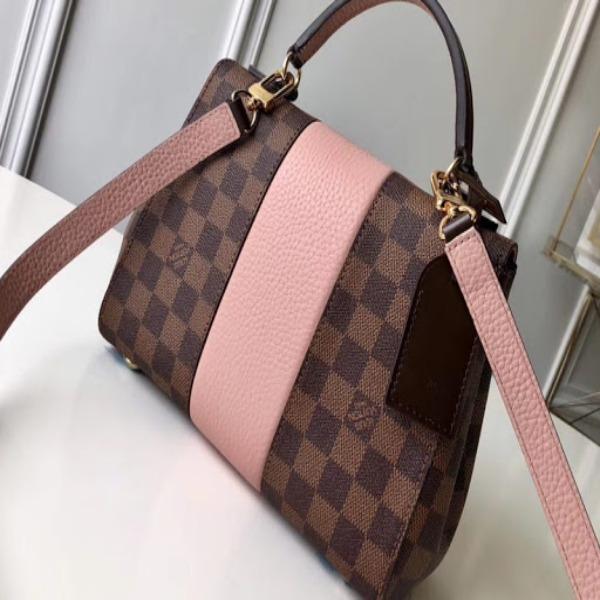Louis Vuitton Bond Street BB Handbag - Damier Ebene Canvas with Magnolia Leather Trim | Perfect for Work, Travel & Everyday Luxury