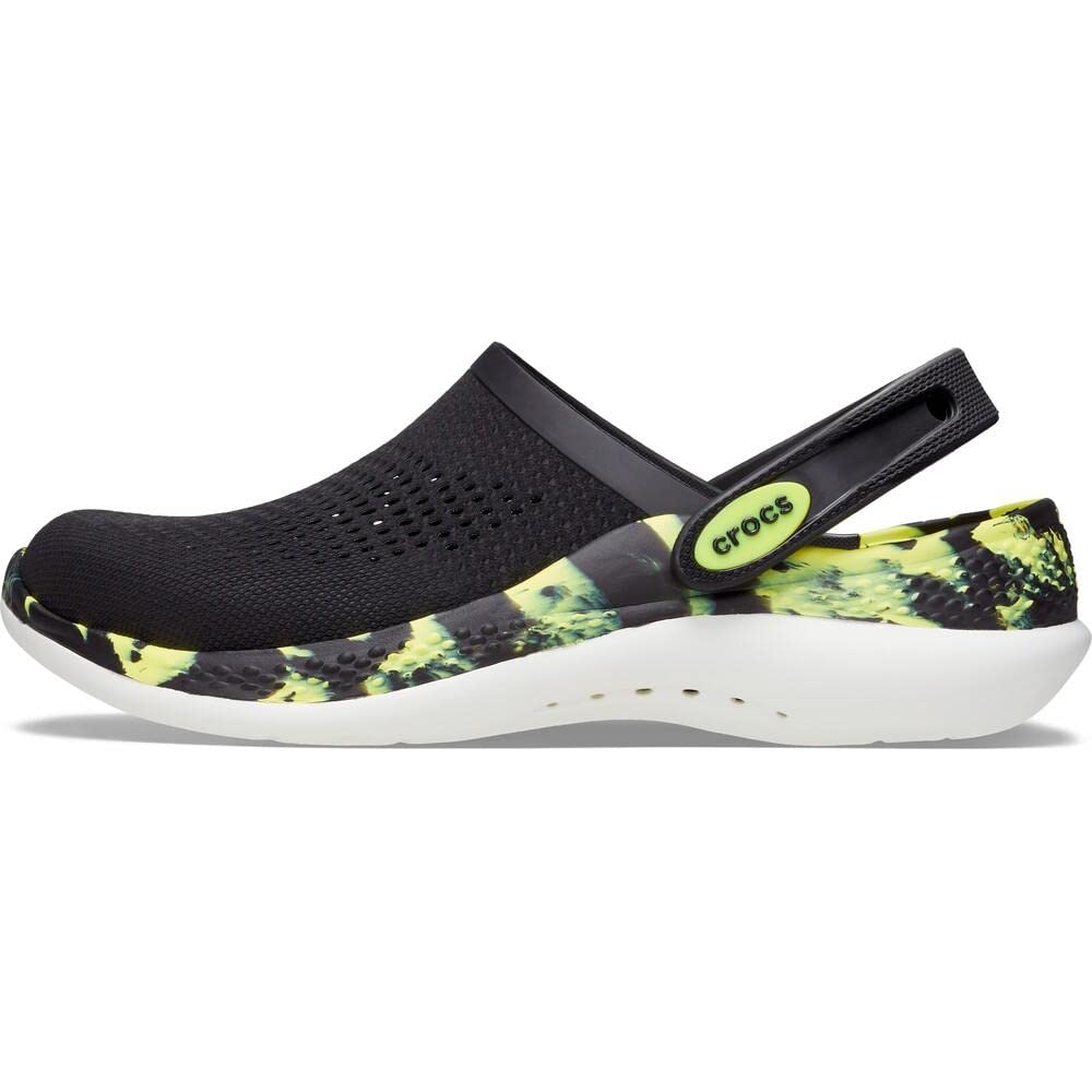 Crocs Unisex-Adult Literide 360 Marbled Clogs - Comfortable Slip-On Shoes for Men & Women - Perfect for Casual Wear, Beach, Pool & Outdoor Activities