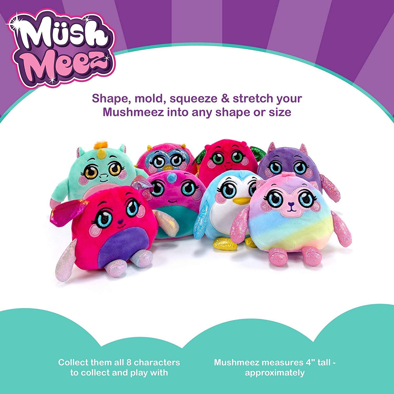 Soft and Squishy Plush Dog Toy - Moldable Stuffed Animal for Stress Relief, Kids Play & Home Decor