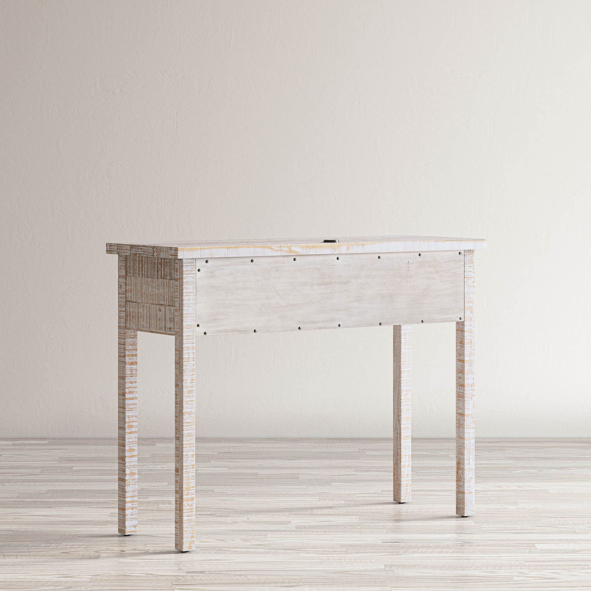 Jofran North Coast Washed Finish USB Charging Console Table - Modern Entryway Table with Built-in USB Ports for Convenient Charging | Perfect for Living Room, Hallway or Bedroom Furniture