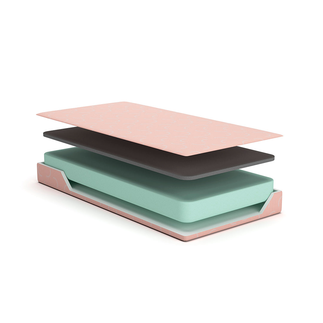 iKidz Comfortable Kids Mattress with Soft Pillow - Perfect for Toddler Beds, Daycare Naps & Sleepovers
