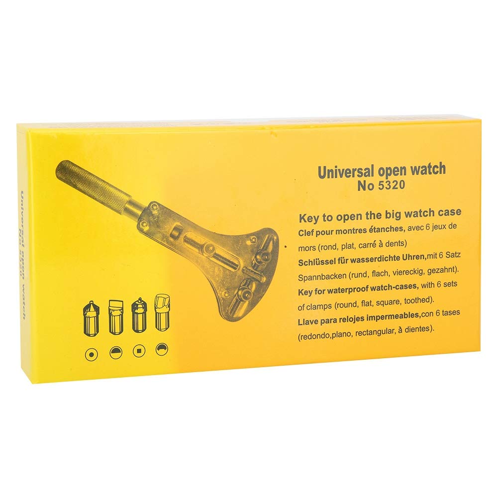 GRTD Universal Watch Case Remover Tool - Professional Watch Back Opener for All Watches, Laptops, Tablets & Cellphones | Perfect for Watchmakers, Jewelers & DIY Enthusiasts | Ideal for Watch Repair, Battery Replacement & Maintenance