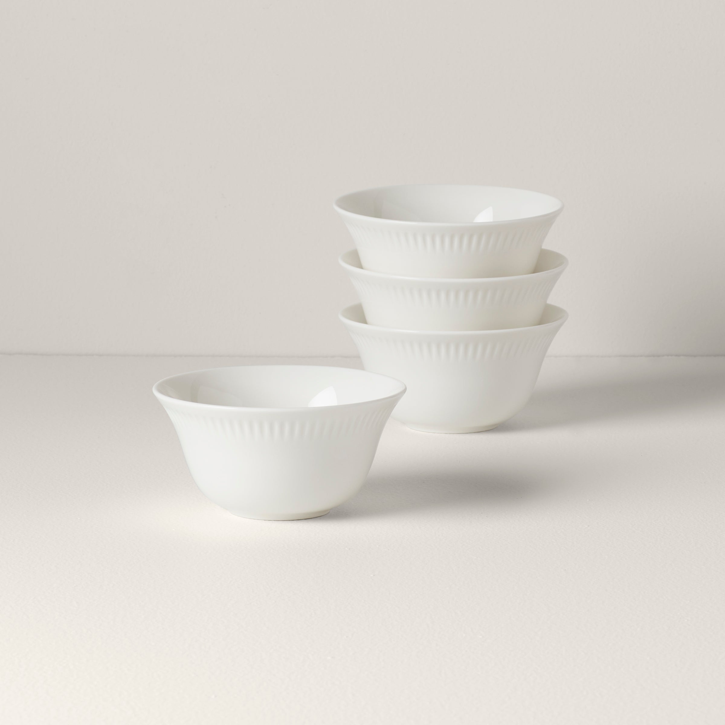 Premium Small Bowls Set of 4 - Elegant Porcelain Appetizer Dishes for Snacks, Nuts & Desserts - Perfect for Dinner Parties, Entertaining & Home Decor