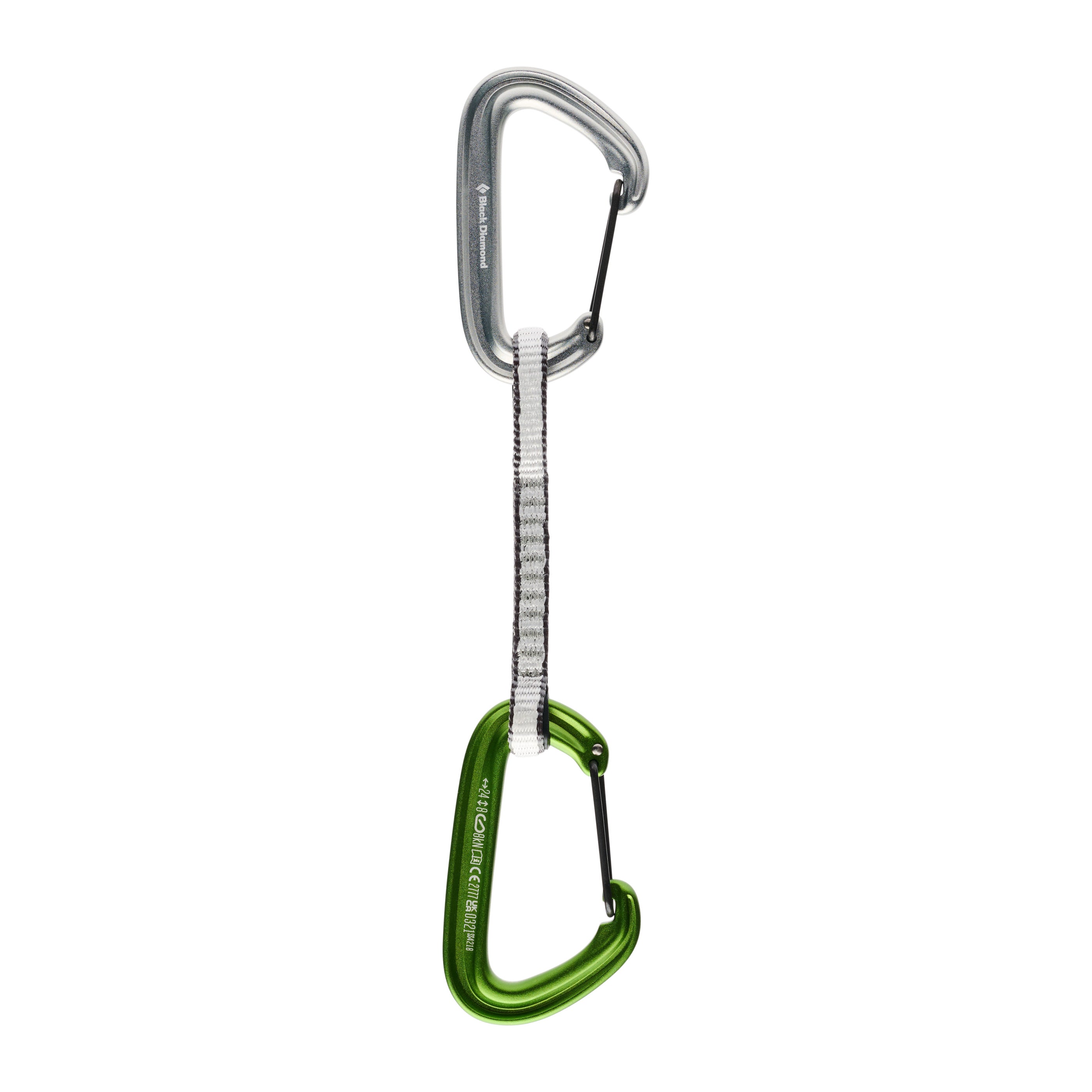 Litewire Quickdraw 12cm Climbing Carabiner - Lightweight & Durable for Rock Climbing, Mountaineering & Outdoor Adventures