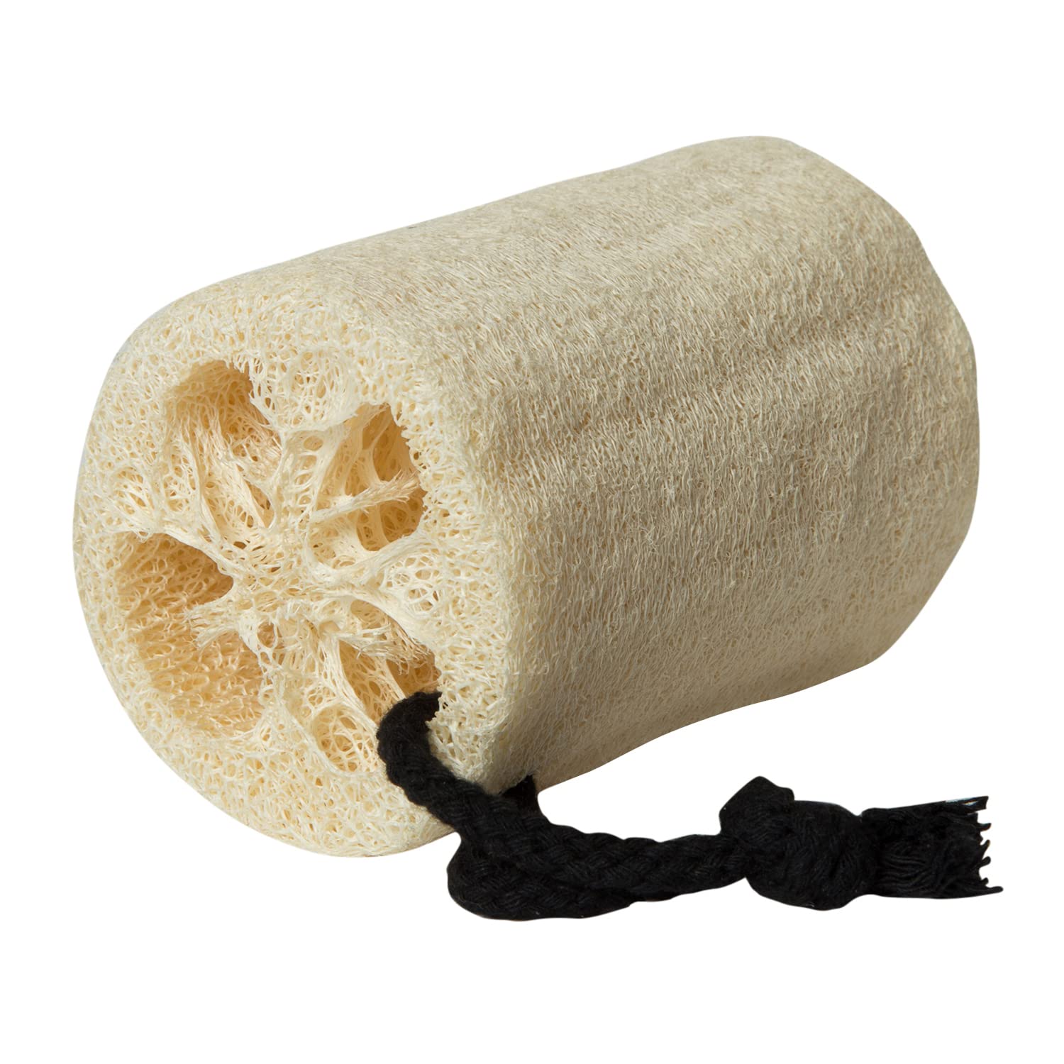 Organic Loofah Bath Sponge with Rope - Exfoliating Body Scrubber for Dead Skin Removal - Natural Shower & Bath Accessories for Men & Women - Perfect for Spa, Home Use and Gift Giving