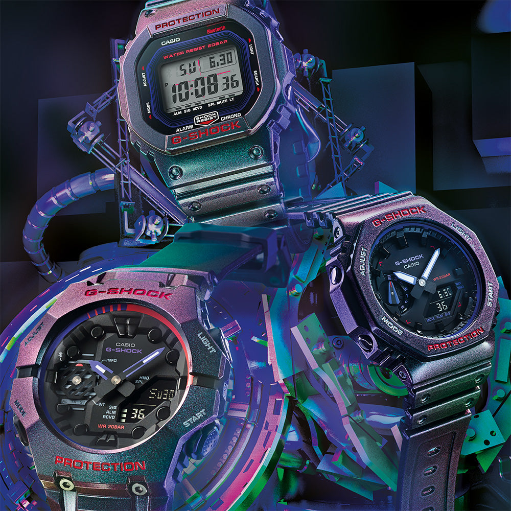 Casio G-Shock GA2100AH-6AD Digital Analog Watch - Shock Resistant, Waterproof, Military Style - Perfect for Outdoor Adventures, Sports & Daily Wear