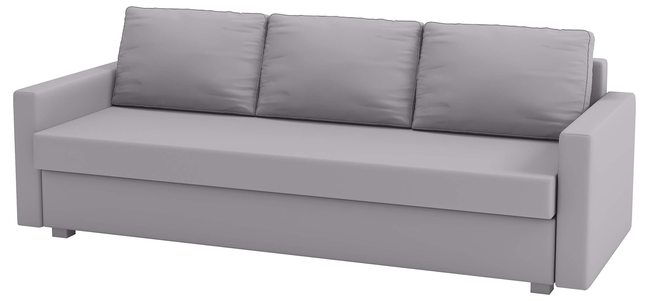 Custom Made Cotton Friheten Sleeper Sofa Cover Replacement for IKEA Friheten 3-Seat Sofa Bed Slipcover - Light Gray | Perfect for Living Room, Guest Room & Home Office Protection