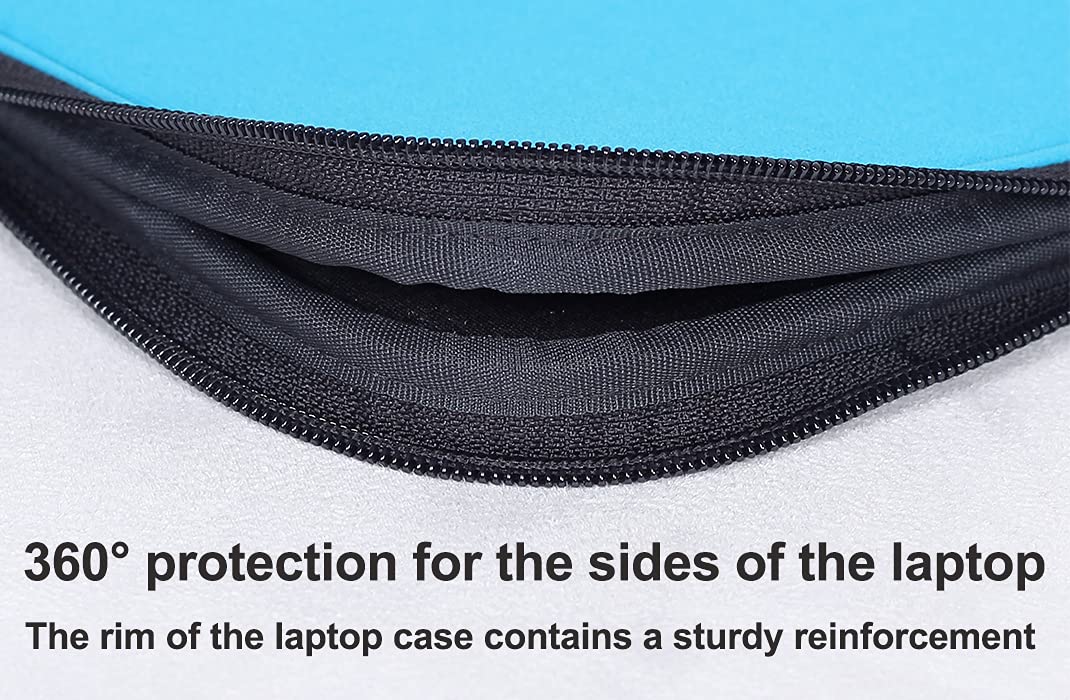 11.6-Inch Laptop Sleeve Case for Chromebook - Slim Protective Cover with Foldable Design, Lightweight & Durable (Blue) - Perfect for School, Work, Travel & Commuting