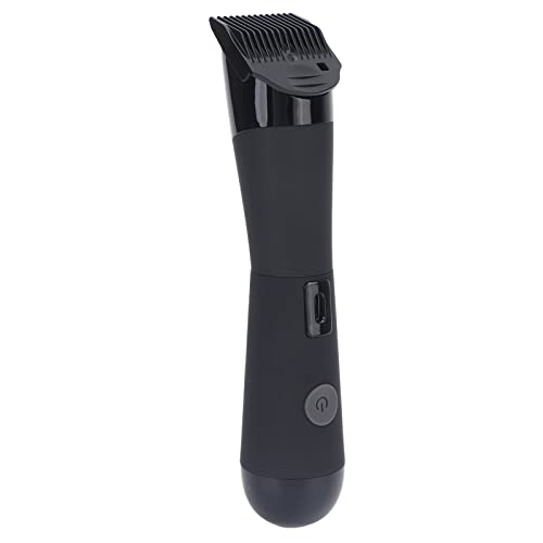 Premium Body Trimmer for Men & Women - Rechargeable Ceramic Blade Hair Shaver with Dual Heads, Ergonomic Design for Smooth Shaving at Home & Travel | Perfect for Bikini Line, Chest, Back & Leg Hair Removal