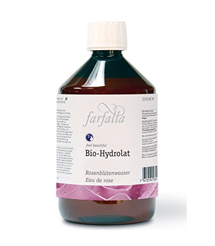 Organic Hydrolate Rose Petal Water 500ml - Pure Facial Toner & Natural Skin Mist for Hydration, Soothing & Makeup Setting | Vegan, Alcohol-Free Floral Water for Face & Hair Care