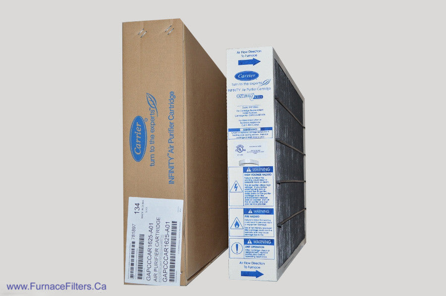 Genuine Carrier 16x25 GAPCCCAR1625 MERV 15 Furnace Air Filter - 17 1/16 x 24 3/8 x 3 1/2 - Case of 1 - Perfect for Home HVAC Systems & Air Purifiers