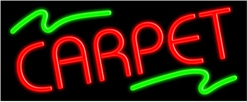 Custom Carpet Glass Neon Sign #10760 - Handmade in USA | Perfect for Bar, Restaurant, and Home Decor
