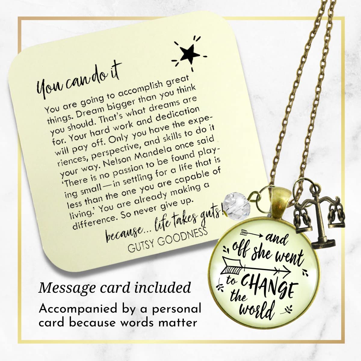 Law School Graduate Necklace - Inspirational Lawyer Jewelry Gift for Women, 36