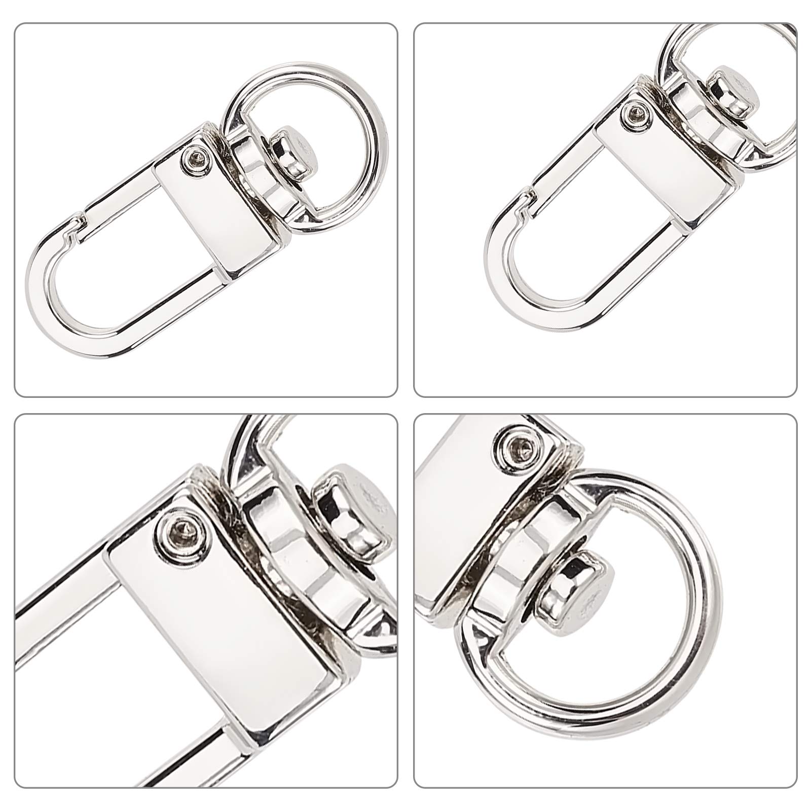 Platinum Lobster Claw Clasps 30pcs - Jewelry Making & Keychain DIY