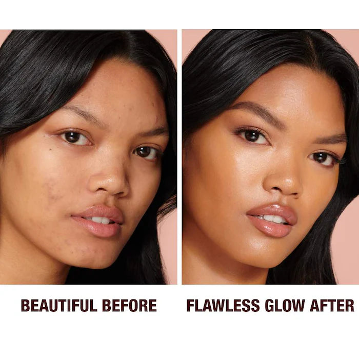 Charlotte Tilbury Hollywood Flawless Filter Radiant Glow Primer - Illuminating Face Base Makeup for Flawless Skin | Perfect for Red Carpet, Photoshoots & Everyday Glow