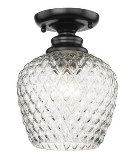 Addi Semi Flush Mount Ceiling Light Fixture - Modern LED Lighting for Bedroom, Living Room, Kitchen & Hallway