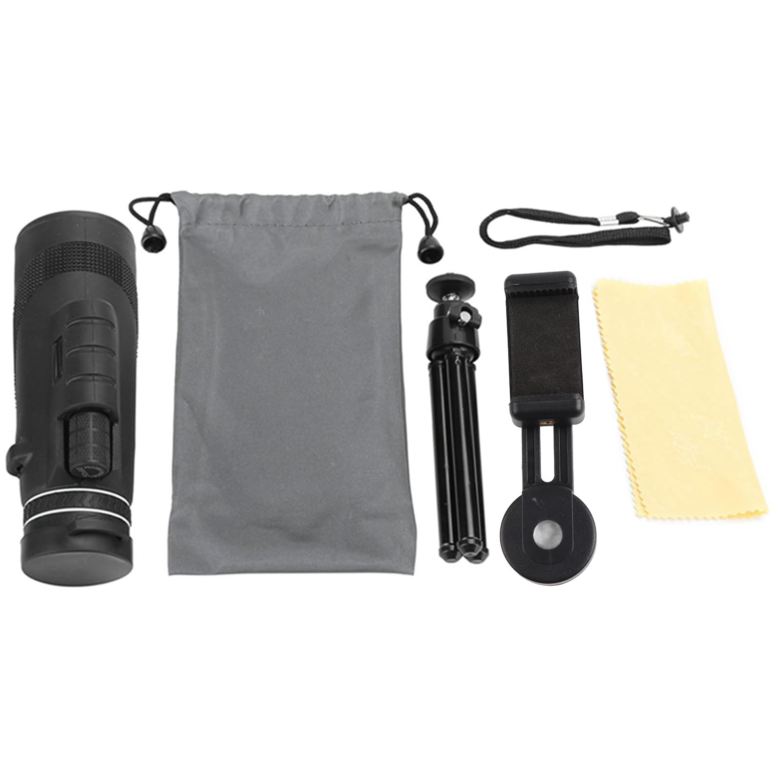 50x60 HD Waterproof Monocular Telescope with Universal Phone Holder & Tripod - Perfect for Camping, Hunting, Bird Watching & Outdoor Adventures