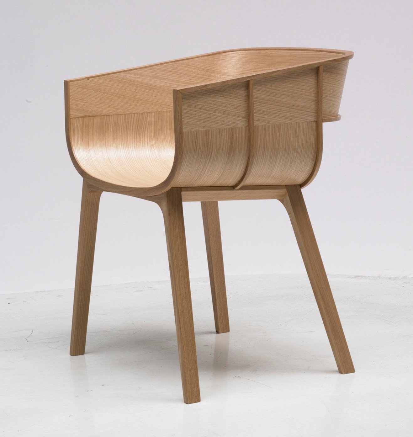 Casamania Modern Maritime Wood Chair - Solid Teak Dining Chair for Kitchen, Patio & Outdoor Use