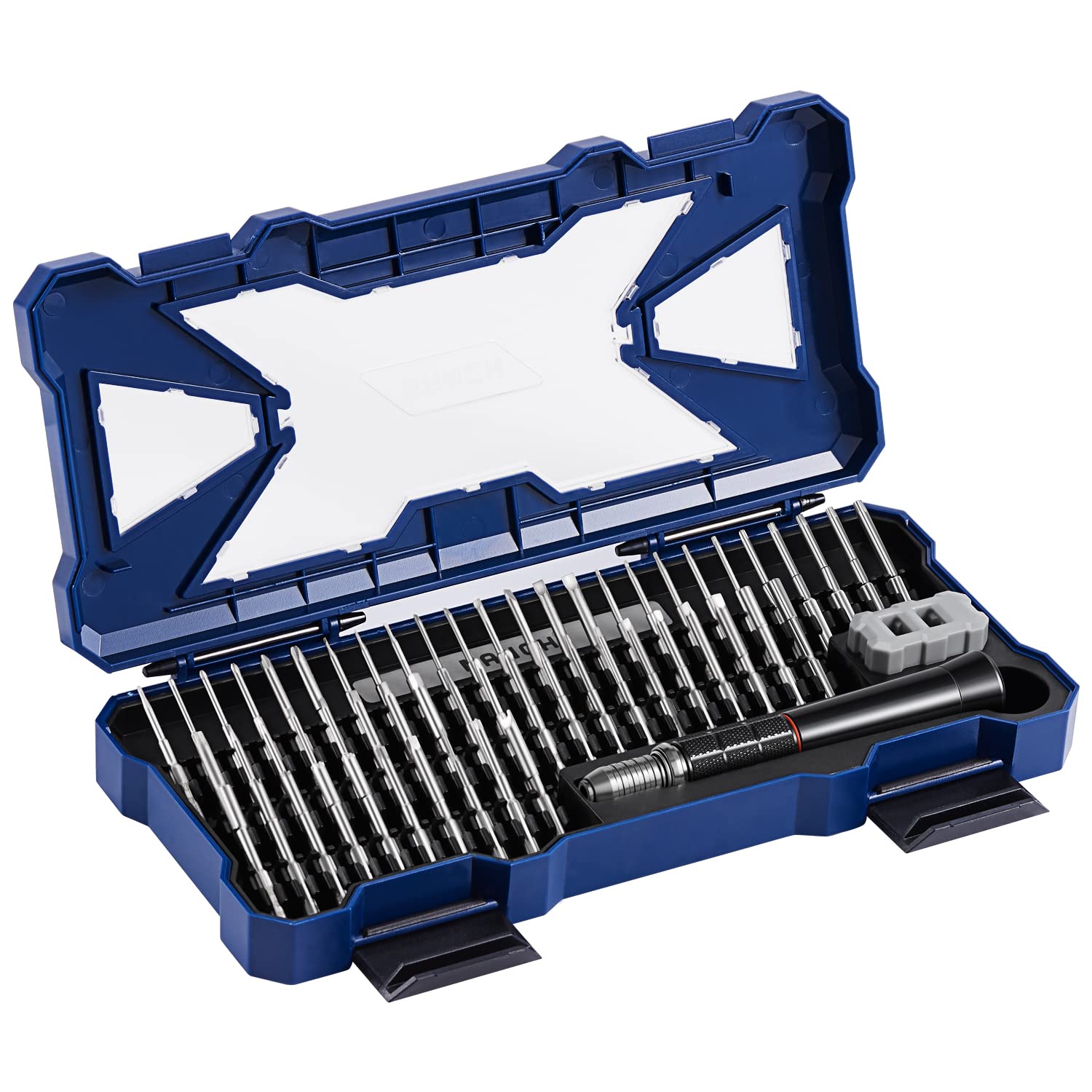 Premium Precision Screwdriver Set with 55 Magnetic Bits - Ergonomic Screwdriver Kit for Electronics Repair, Watch & Jewelry Maintenance - Ideal for Computer, Phone, and Small Device Repairs at Home or Workshop