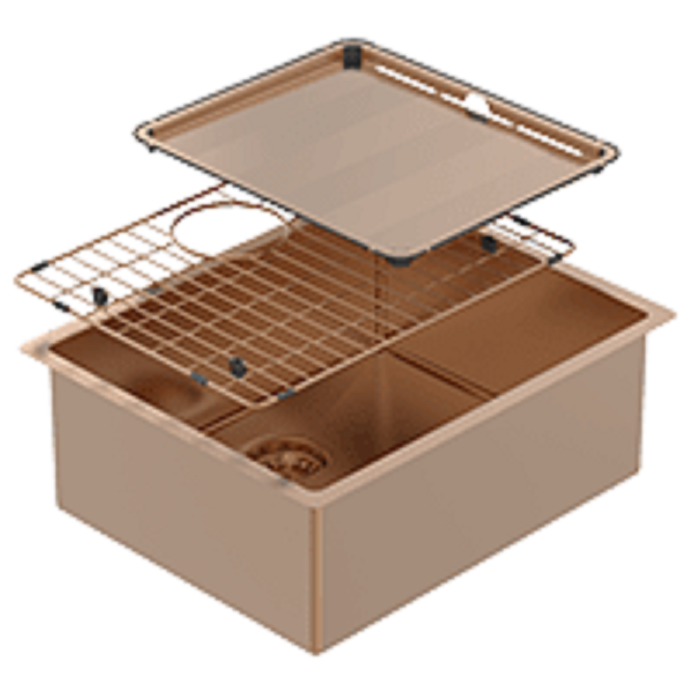 Abey Piazza Single Bowl Kitchen Sink 21.5
