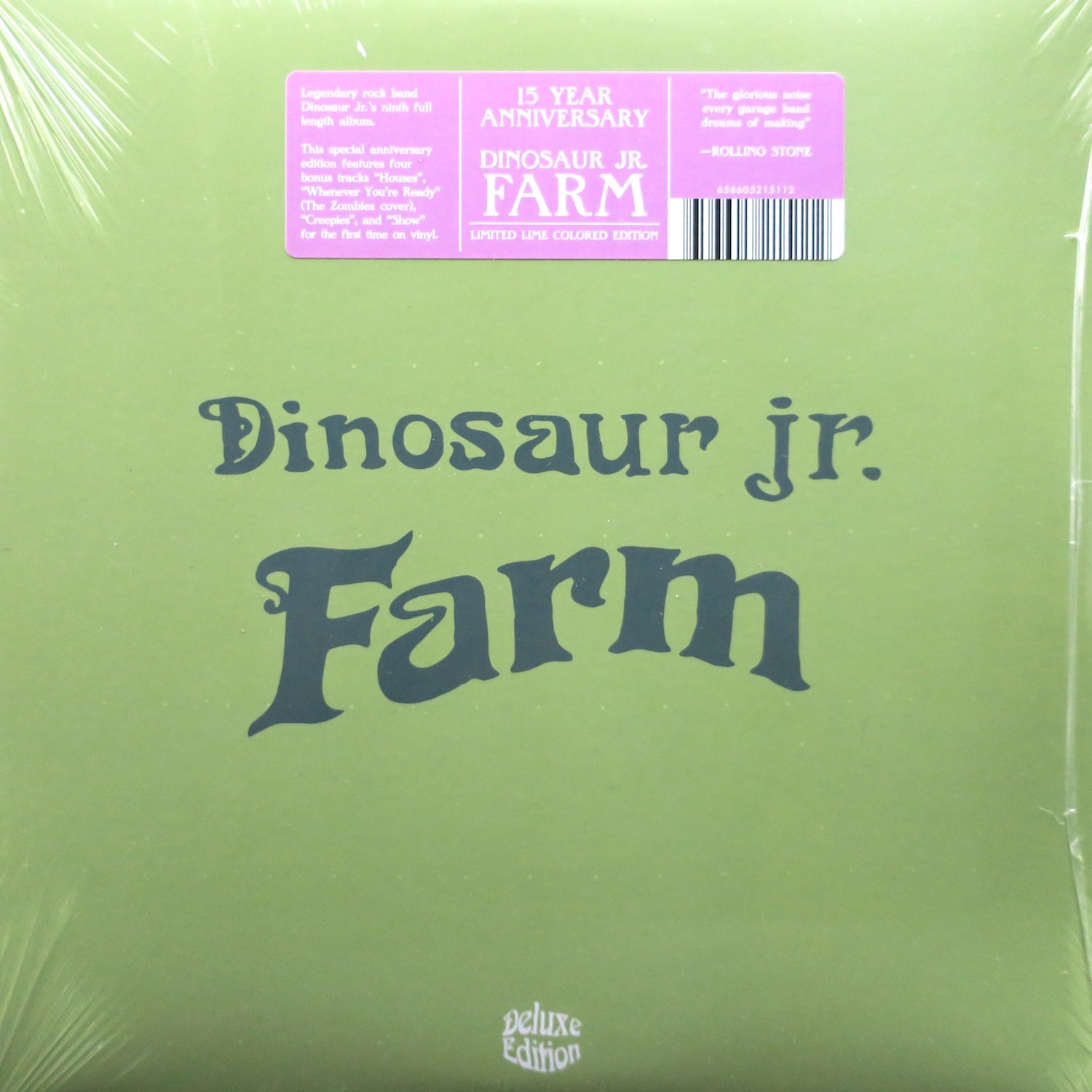 DINOSAUR JR 'Farm' 15th Anniversary Edition - Limited Lime Green Vinyl LP with Bonus Tracks | Perfect for Record Collectors & Alternative Rock Fans