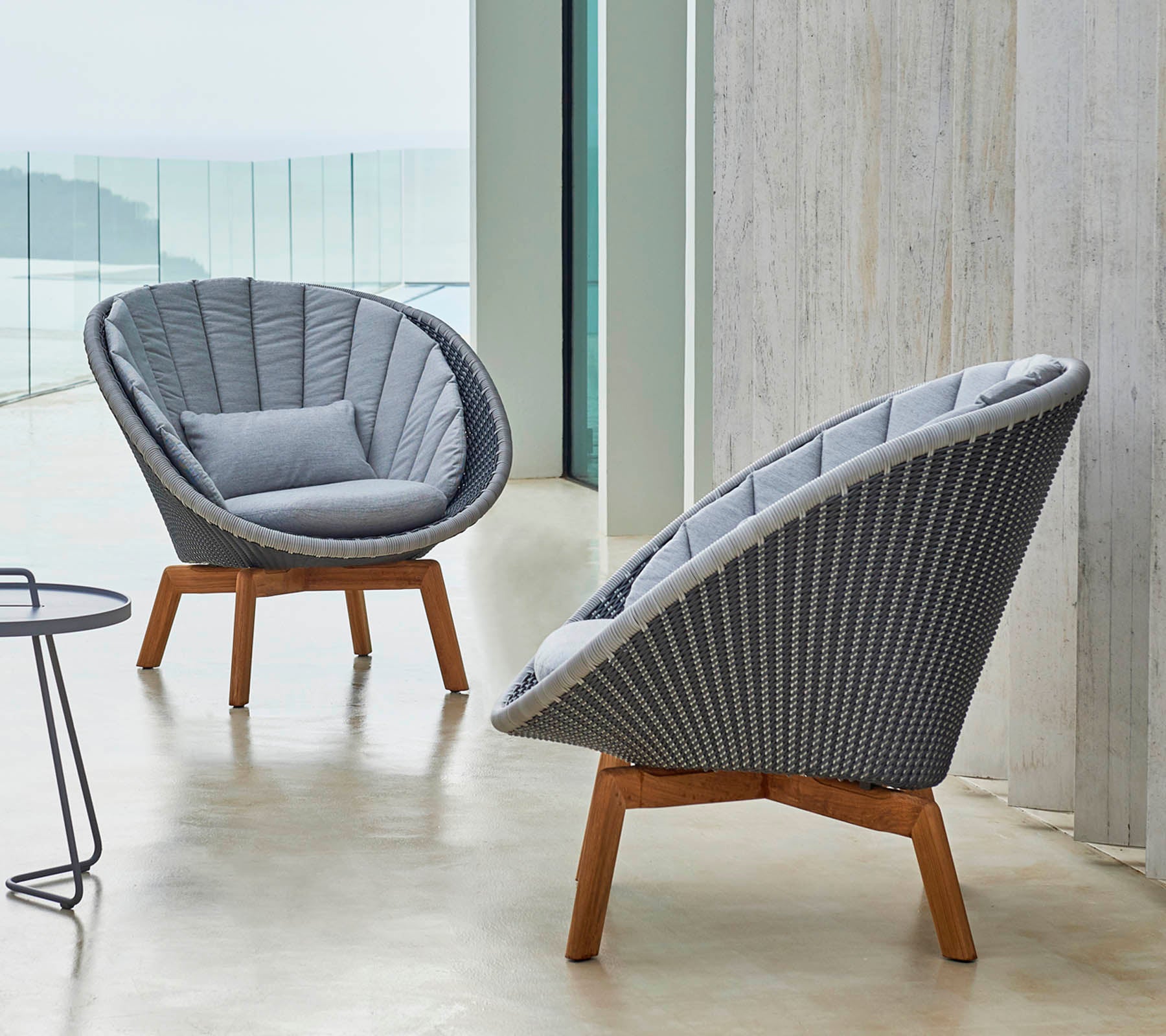Stylish Peacock Lounge Chair - Modern Accent Chair for Living Room, Bedroom & Patio - Comfortable Relaxation & Home Decor
