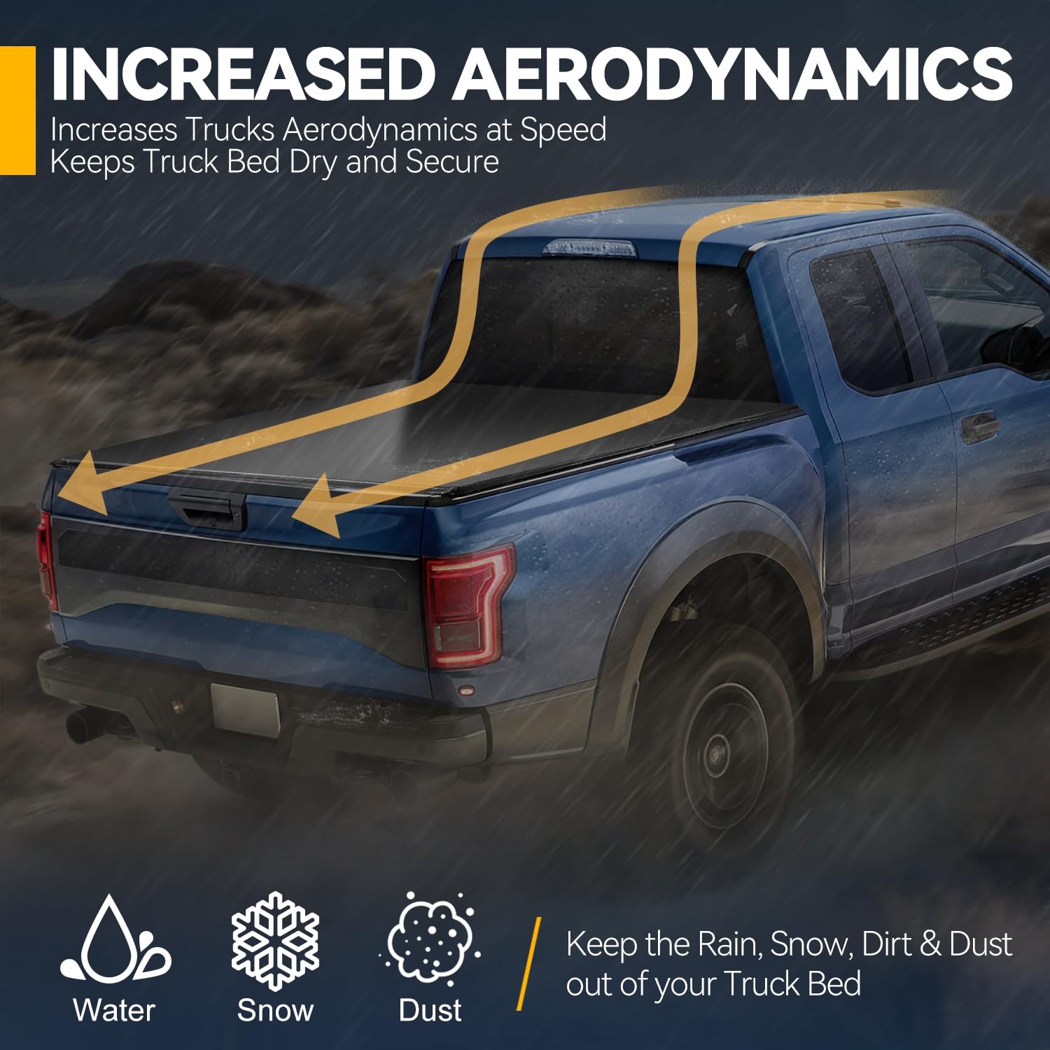 Auto Dynasty Soft Tri-Fold Truck Bed Tonneau Cover for 2004-2013 Chevy Silverado & GMC Sierra 1500/1500 Classic | 5.75Ft Fleetside/Styleside Bed | No Bed Rail System | Matte Black | Weatherproof Protection for Cargo & Gear