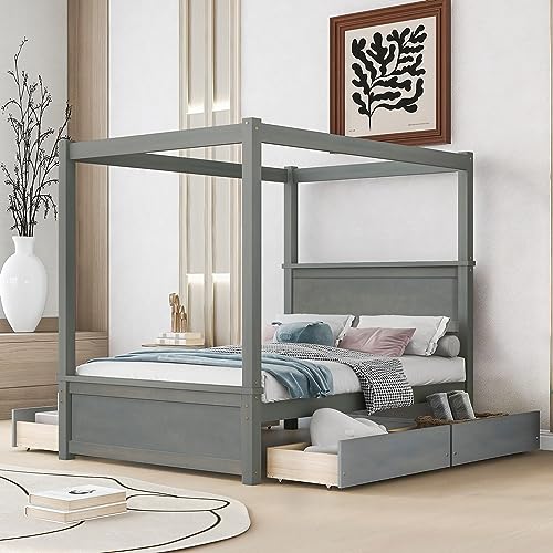 Brushed Gray(4 Drawers)