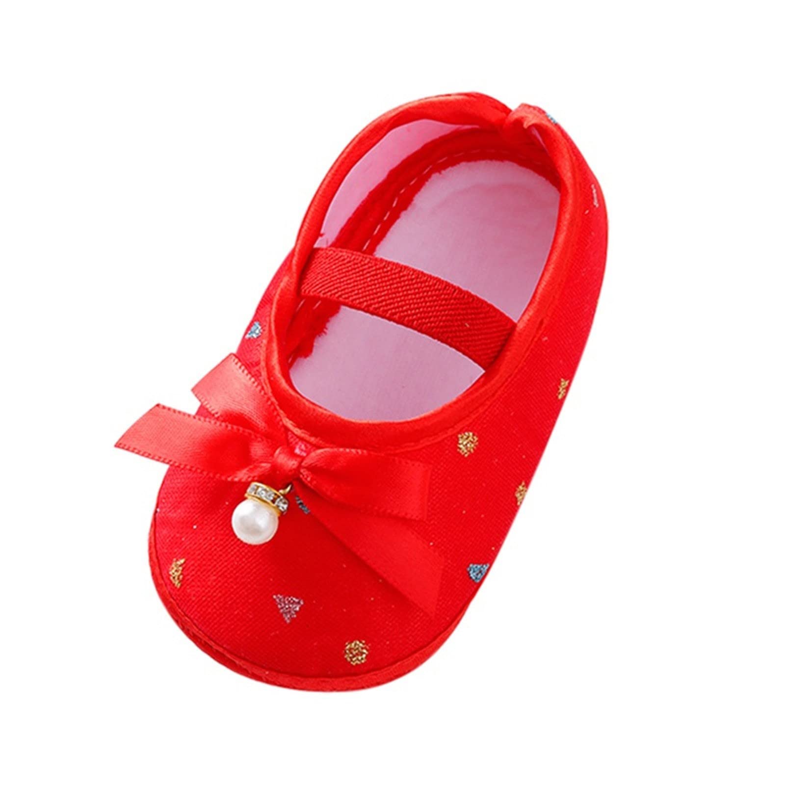 Baby Princess Sneakers with Bow for Girls - Soft Sole Toddler Shoes for Playtime