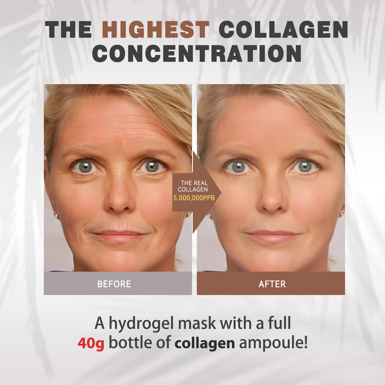 SEUMFY Collagen Deep Hydrating Overnight Face Mask - Anti-Wrinkle Hydrogel Sheet Mask for Pore Minimizing, Elasticity & Moisture Boost (40g x4) | Perfect for Nighttime Skincare Routine & Spa Day Self-Care