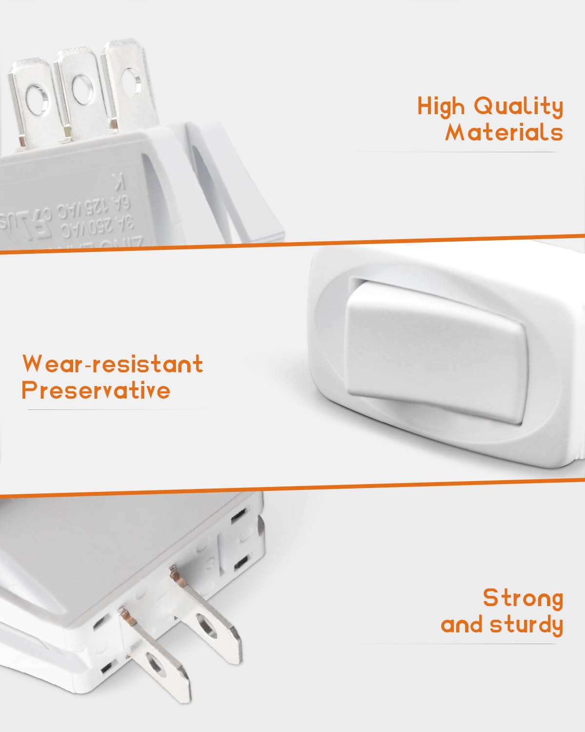 Broan Range Hood Fan Motor and Light Switch Kit Replacement - Compatible with Models S97016971, 97016971, 1194790, 97015617, 97015728 - Perfect for Kitchen Ventilation Repair and Maintenance