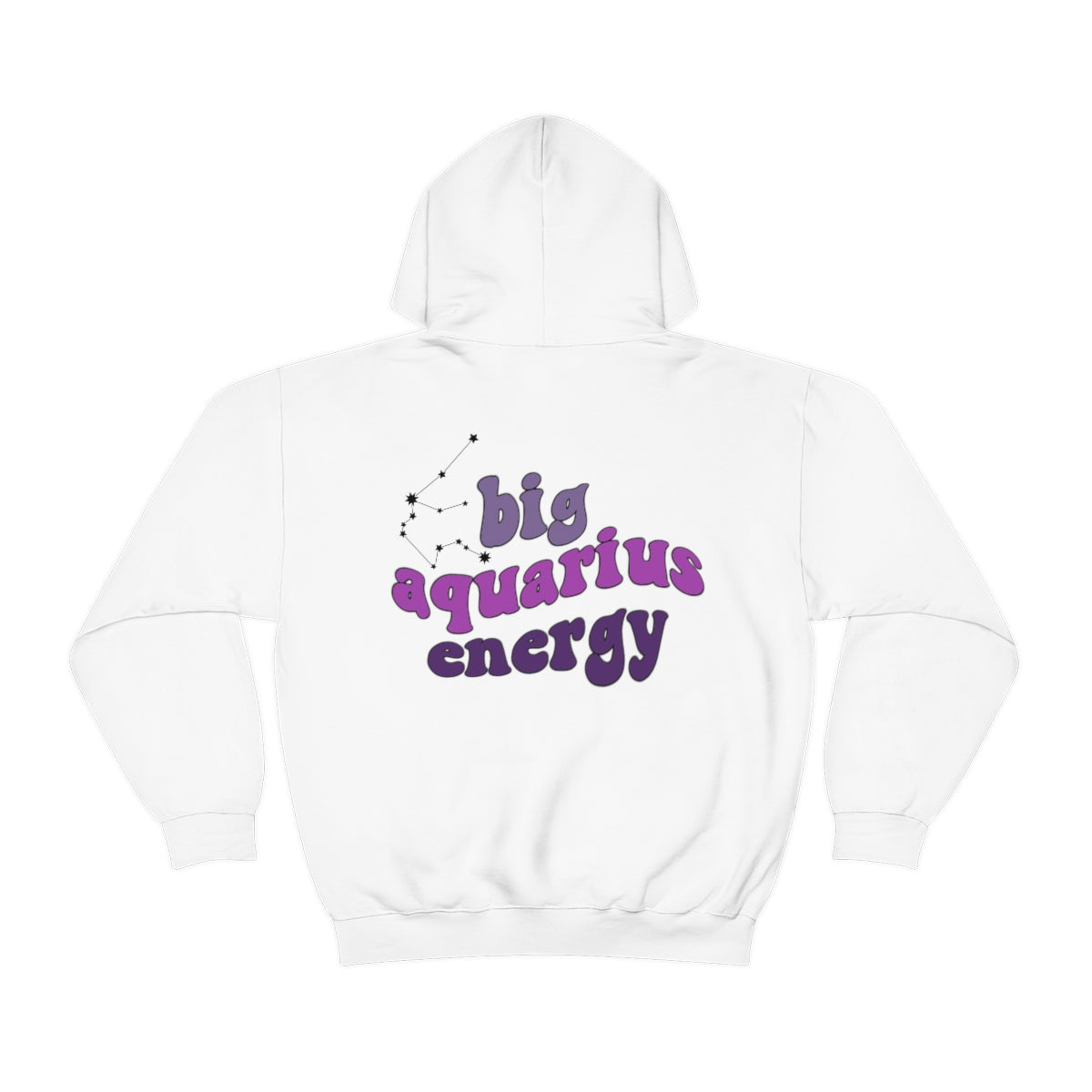 Big Aquarius Energy Hoodie | Zodiac Sweatshirt for Astrology Lovers | Christmas Gift for Aquarius | Cozy Winter Wear for Horoscope Enthusiasts
