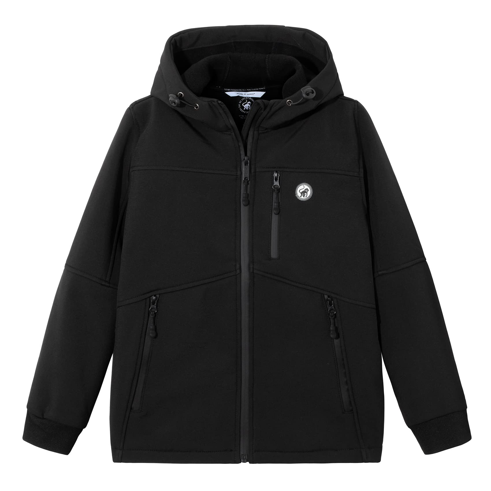 SNOW DREAMS Boys Waterproof Hooded Jacket for All Seasons - Outdoor Play & School