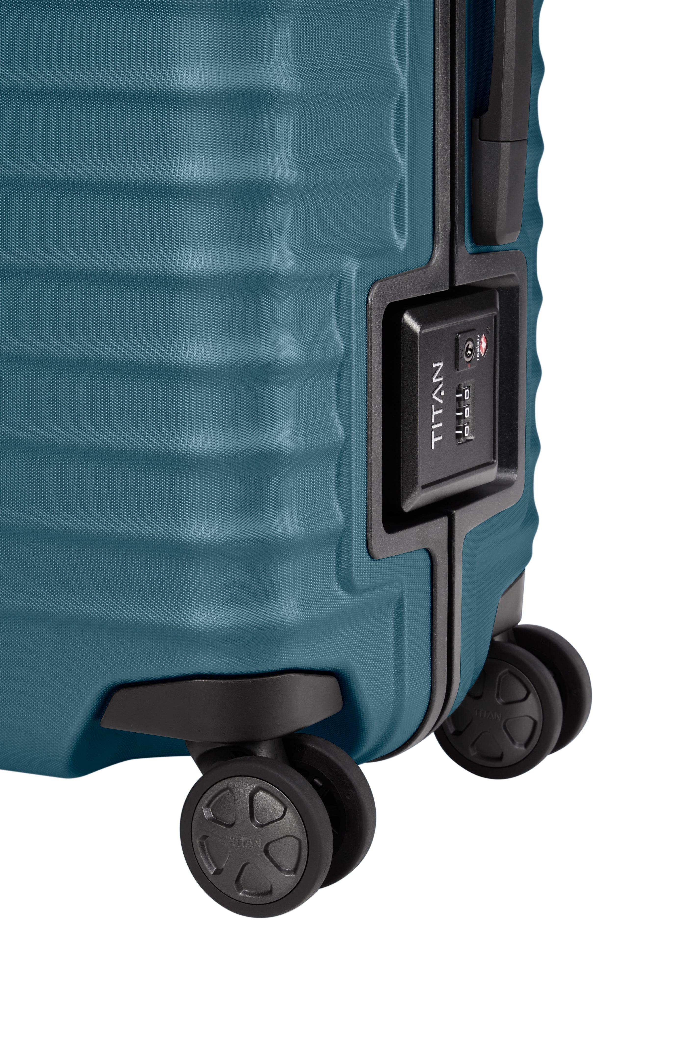 Titan LITRON Frame Trolley M Medium Luggage - Lightweight Carry-On Suitcase for Travel, Business & Weekend Getaways | Durable Spinner Wheels & Easy-Grip Handle
