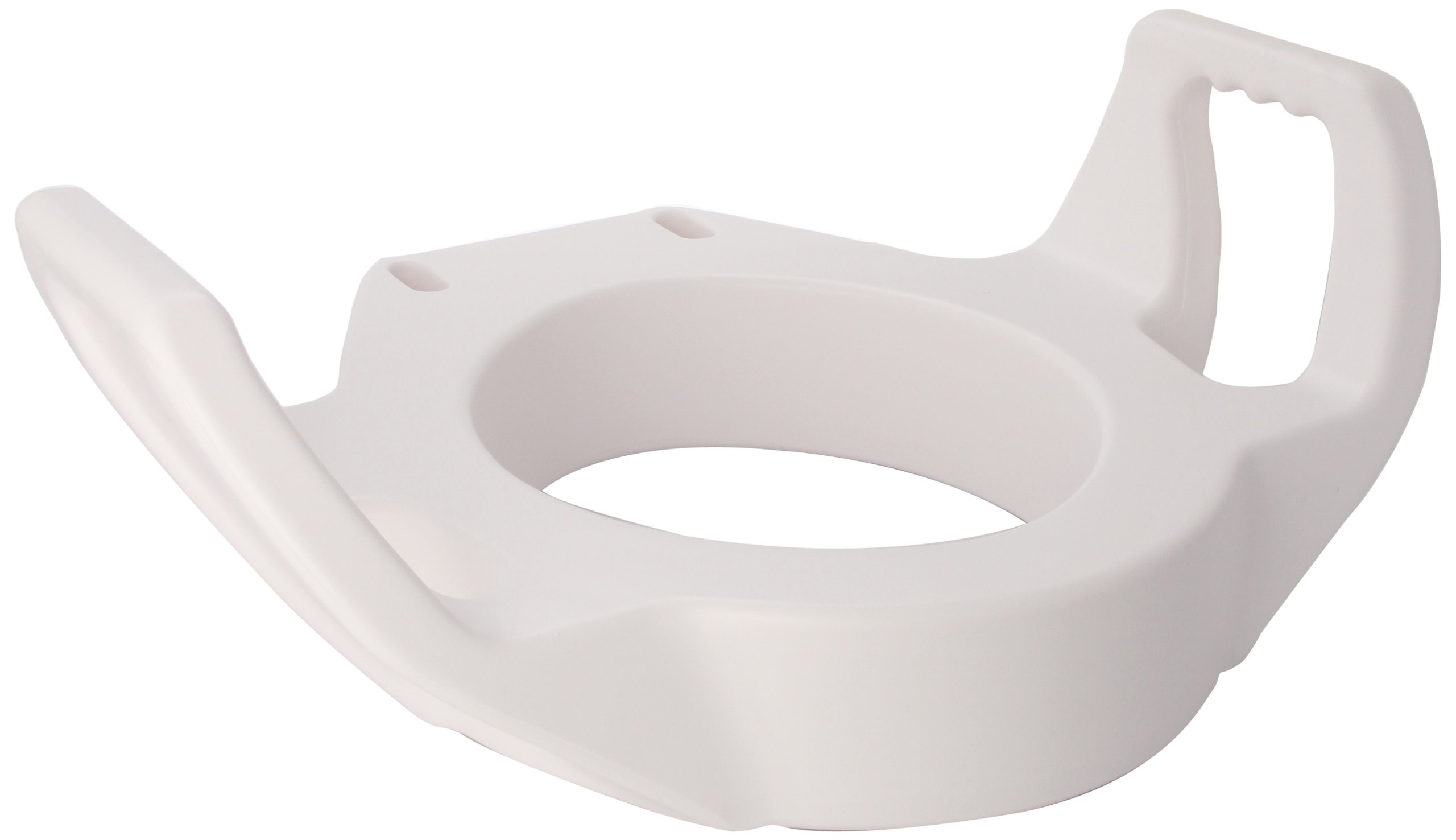 SP Ableware Maddak Bath Safe Elevated Toilet Seat with Arms (Model 725753211) - 3.5 Inch Height - ADA Compliant Raised Toilet Seat for Elderly & Disabled - Ideal for Bathroom Safety & Mobility Assistance