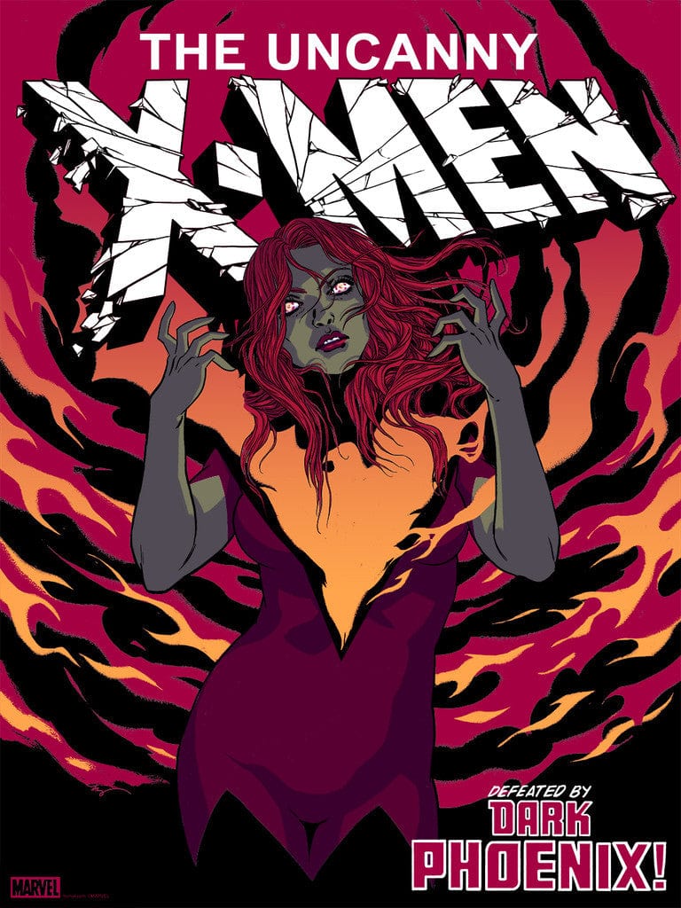 Dark Phoenix Movie Poster - X-Men Wall Art Decor for Home, Office, or Theater Room - High Quality Print for Marvel Fans & Collectors