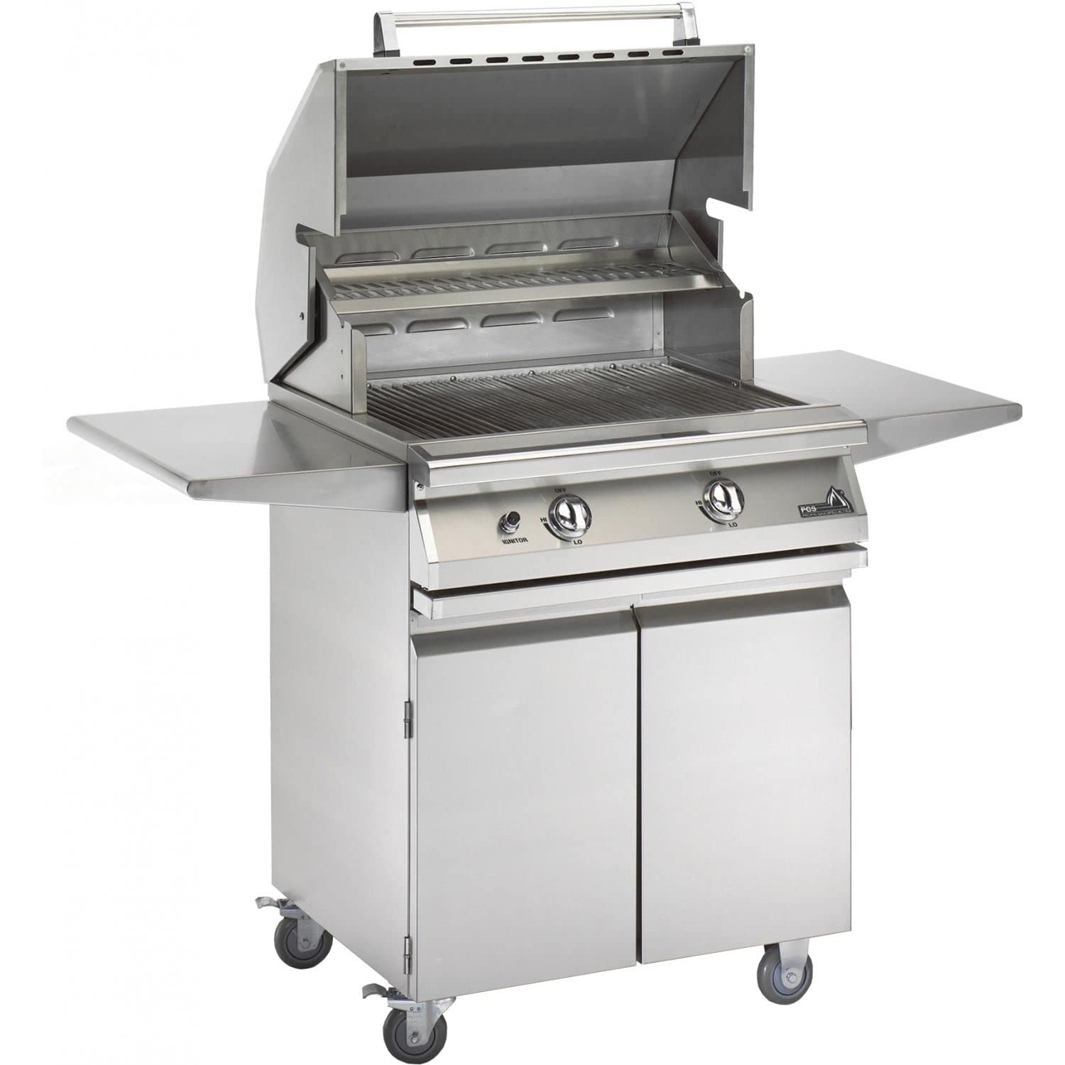 PGS Legacy Newport Gourmet 30-Inch Natural Gas Grill with Rotisserie - Outdoor BBQ Grill for Backyard, Patio & Tailgating - Stainless Steel Construction - Perfect for Family Gatherings & Summer Cookouts