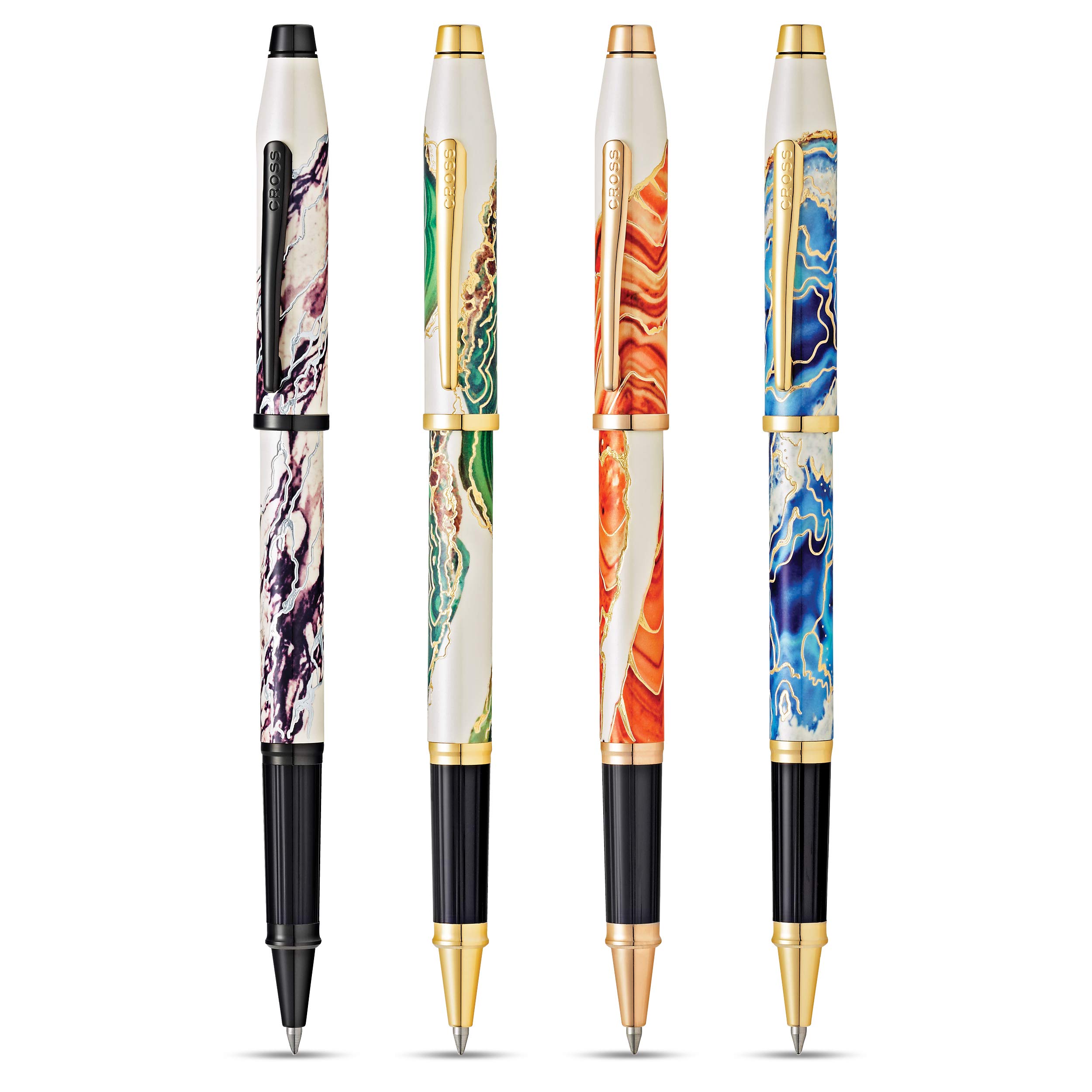 Cross Wanderlust Refillable Rollerball Pen with Black PVD Finish - Premium Gift Box Included for Gifts & Business - Perfect for Journaling, Note Taking & Professional Use