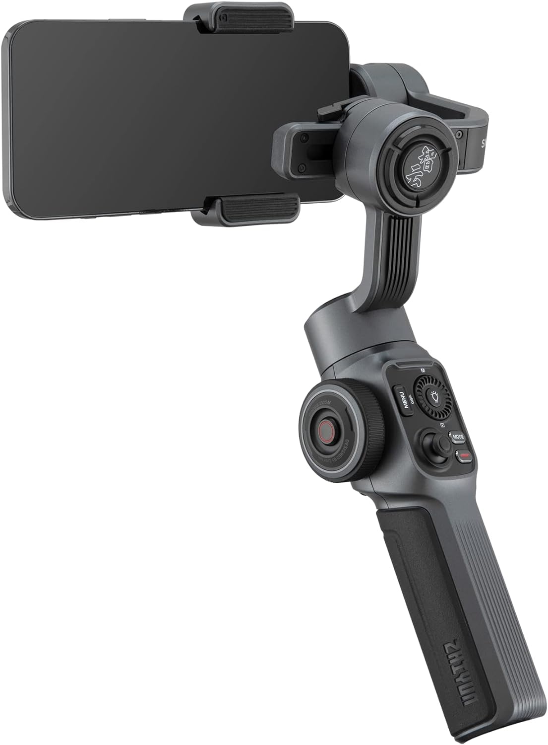 Zhiyun Smooth 5 3-Axis Smartphone Gimbal Stabilizer for iPhone 14 Pro Max/Plus/13/12/11/XS/X/XR/8 - Professional Phone Stabilizer with Face/Object Tracking & Timelapse - Perfect for Vlogging, Live Streaming & Smooth Video Recording