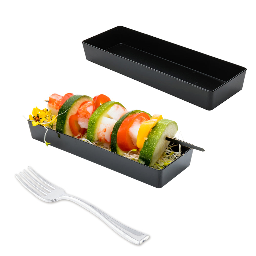 100-Pack Black Rectangle 5.2