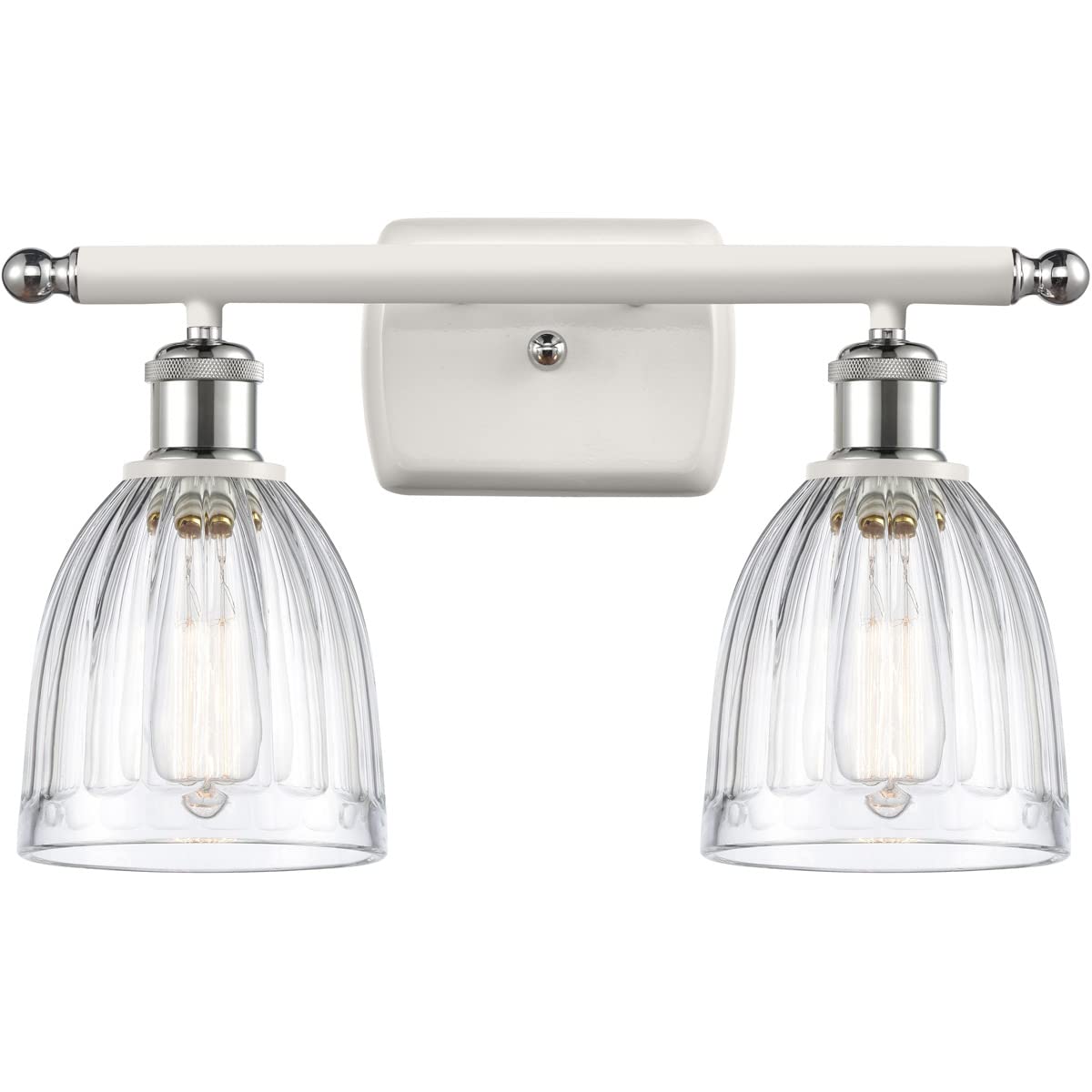 Innovations Lighting 516-2W-WPC-G442-LED Brookfield 2-Light Bathroom Vanity Light - Ballston Collection - Perfect for Modern Bathrooms & Powder Rooms