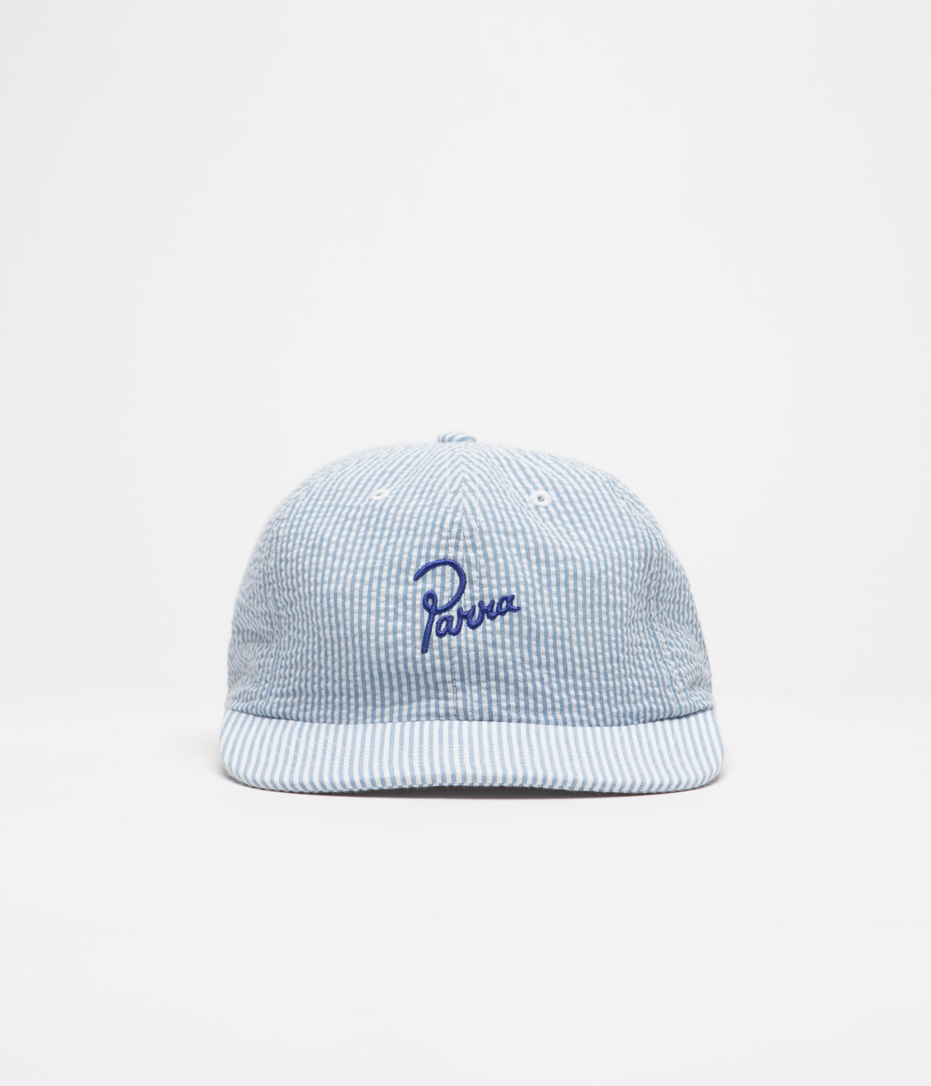 Parra Classic Logo Cap - White & Blue Adjustable Baseball Hat for Men & Women - Perfect for Casual Wear, Sports, and Outdoor Activities