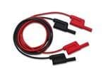 Pomona Electronics 4mm Banana Plug Test Leads - Black (Pack of 2) (6727-0) for Electrical Testing, Circuit Repair & DIY Electronics Projects