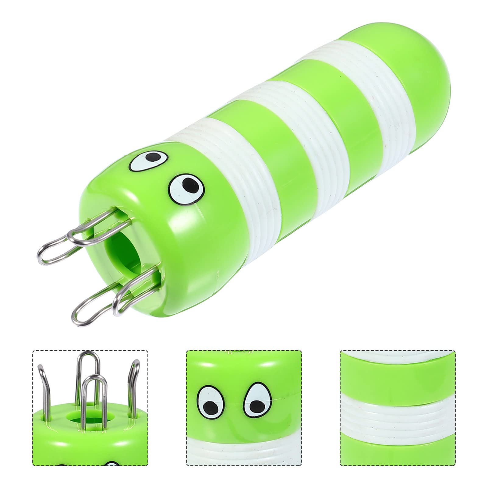 French Knitting Doll - Plastic Knitting Spool for Yarn & Wool | DIY Loom Rope Braided Maker | Handy Knitting Tool for Craft & DIY Projects | Perfect for Scarf, Bracelet & Home Decor (Green)