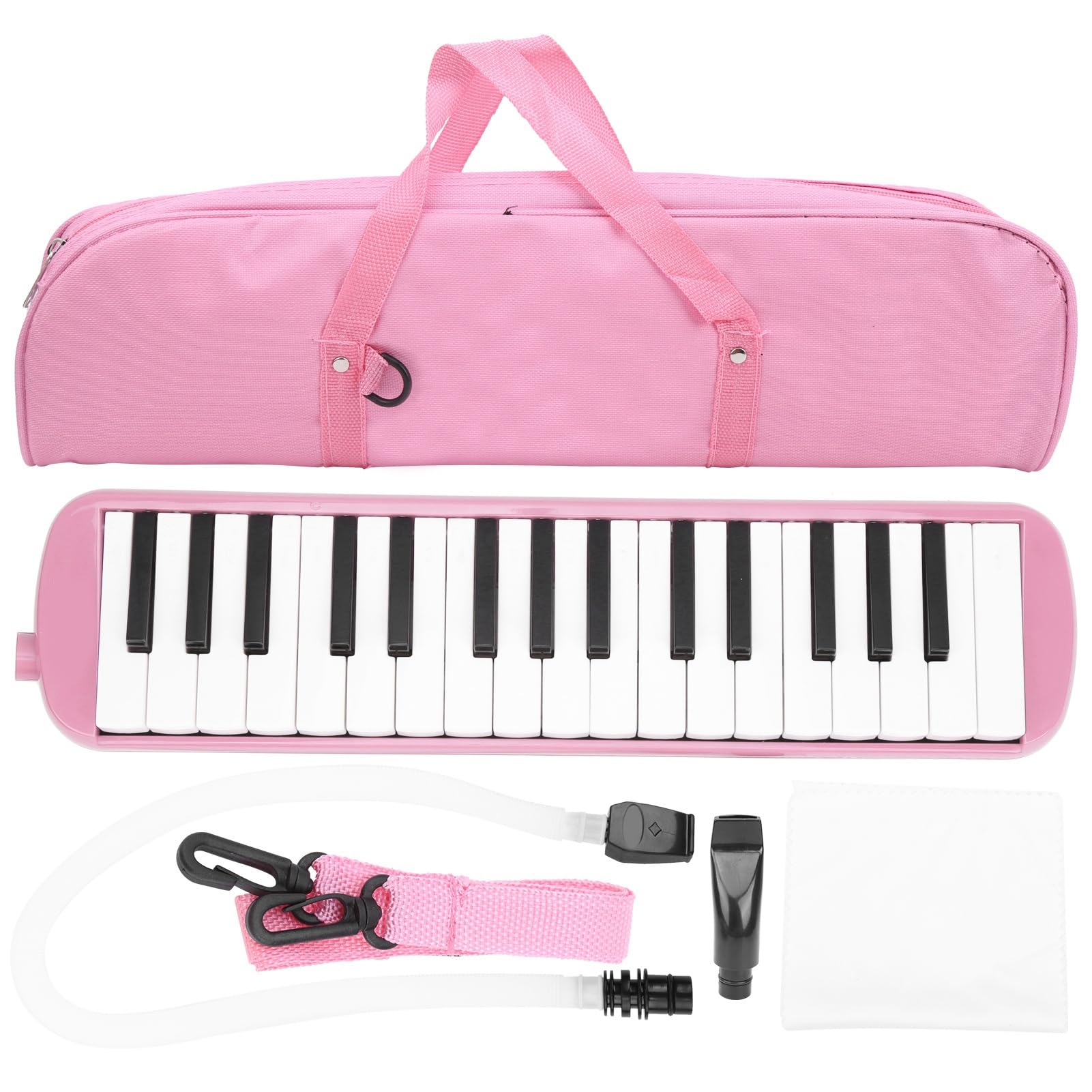 32 Key Melodica Air Piano Keyboard with Mouthpiece - Portable Wind Instrument for Beginners & Adults - Perfect for Music Lessons, Home Practice & Gift Giving