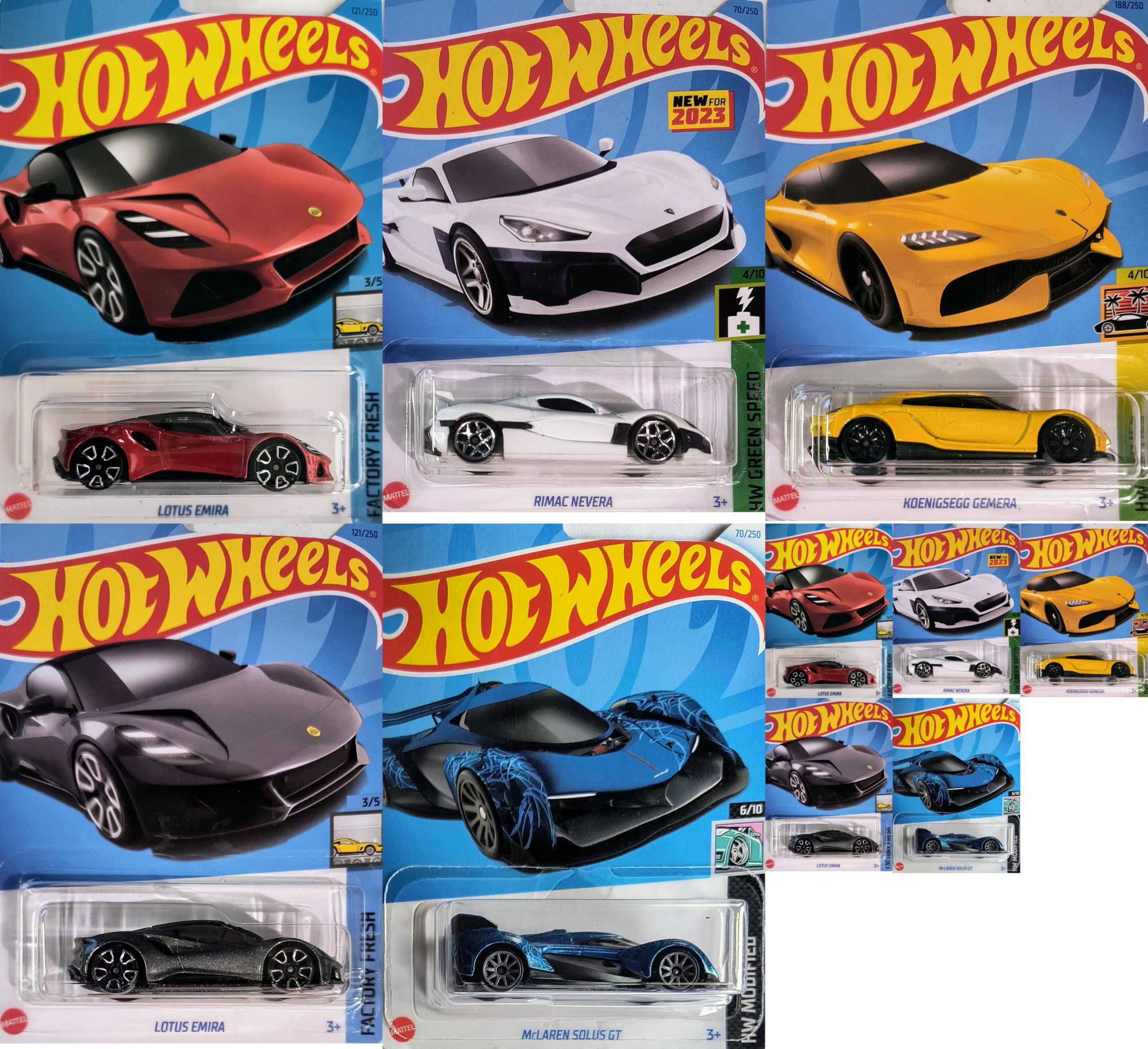 Hot Wheels Matchbox European Exotic Cars 1:64 Scale Die-Cast Model Toy Vehicles - 5-Piece Collectible Set for Kids & Adults | Perfect for Display, Play & Car Enthusiast Collections